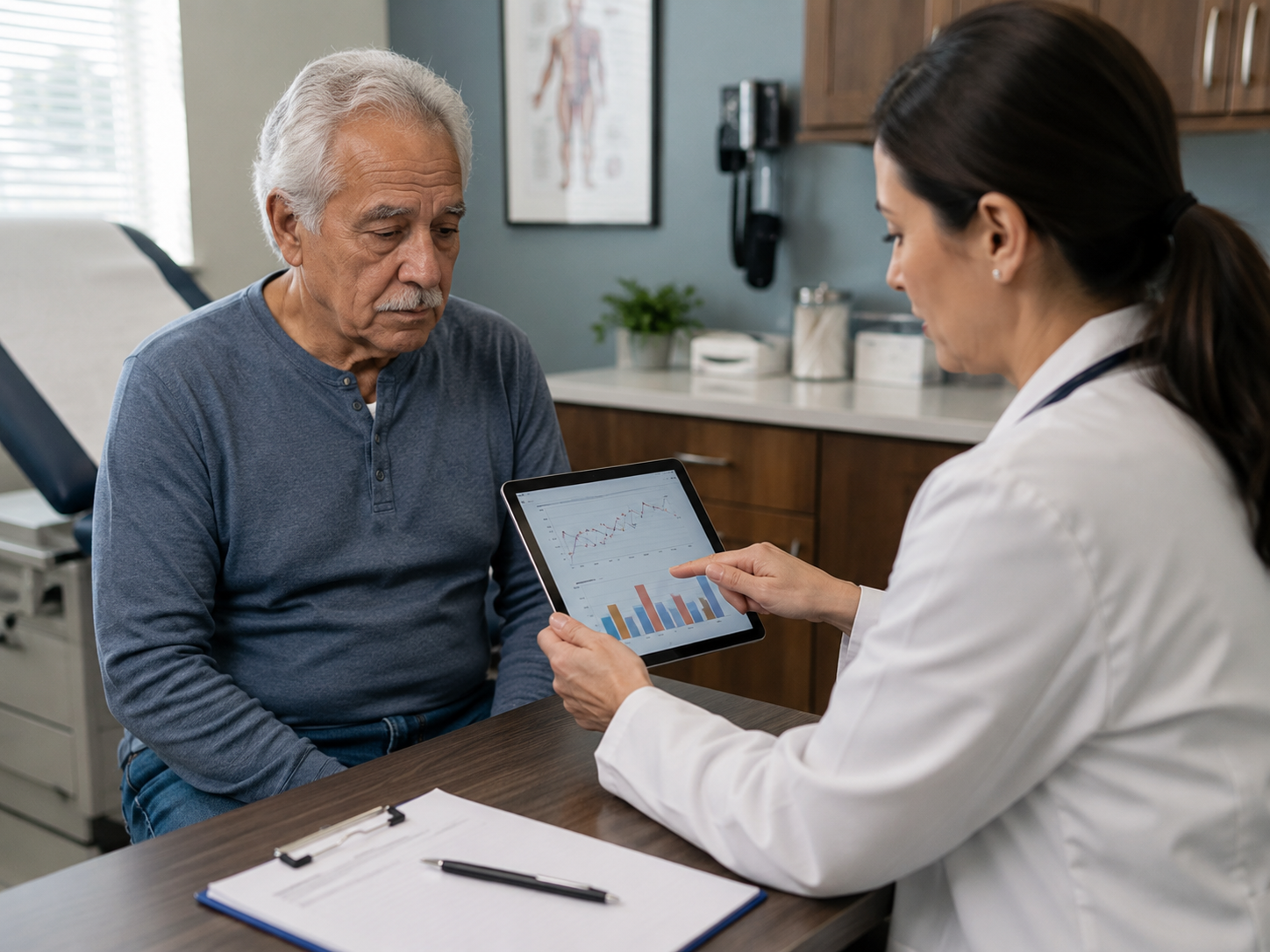 Signs of Insulin Resistance: What to Look For After 55 Older adult at doctor's appointment discussing signs of insulin resistance