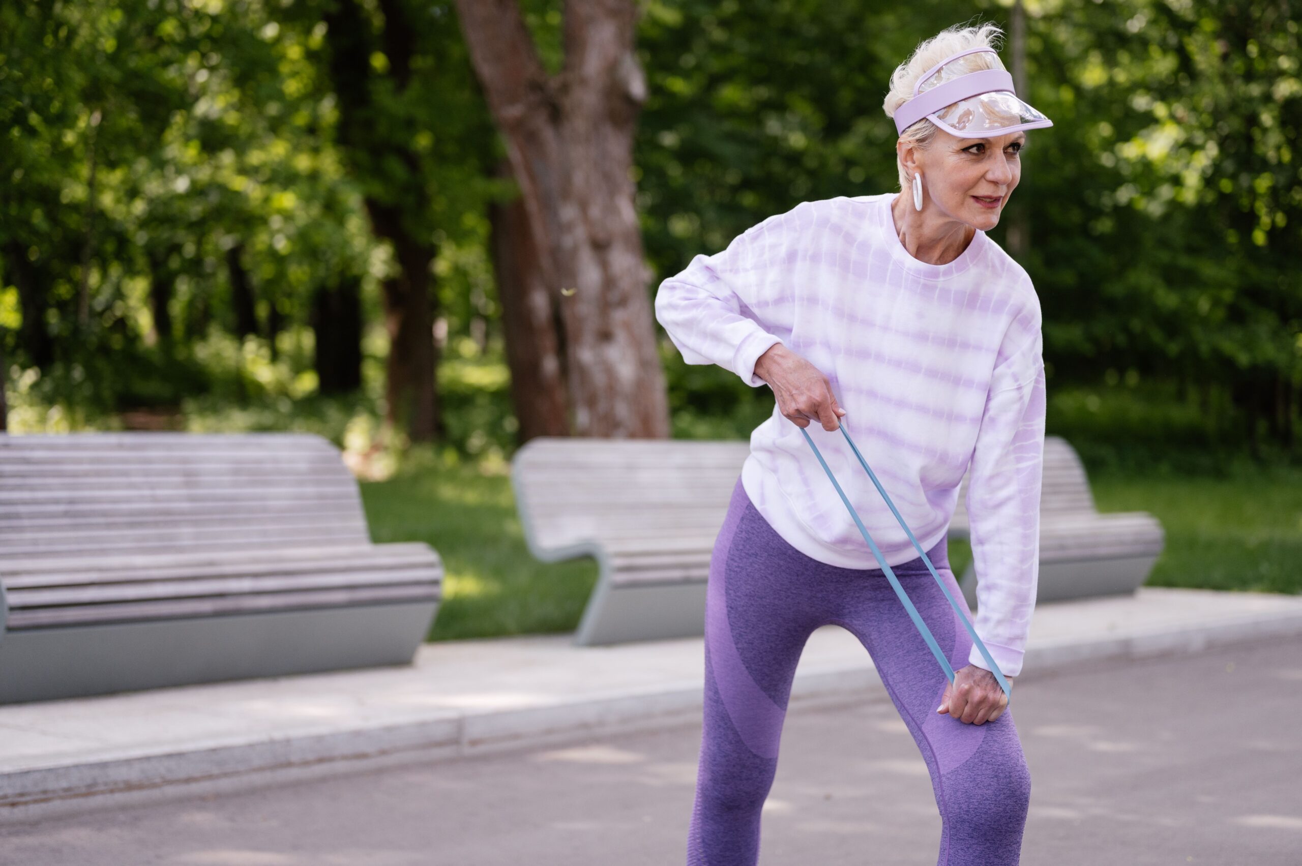 What Is Insulin Resistance and How to Reverse It Naturally? Older adult doing resistance exercise — improving insulin resistance after 55